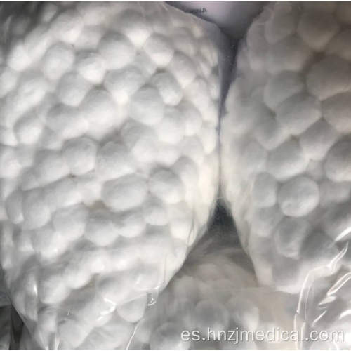 Bolas de algodón absorbente de un solo uso